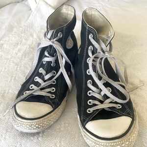 Converse high top black size 9 men